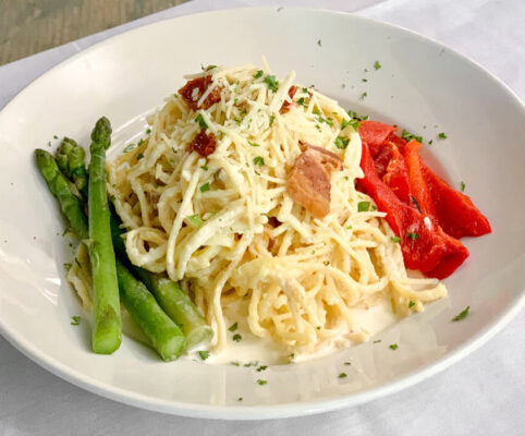 pasta dish with vegetables